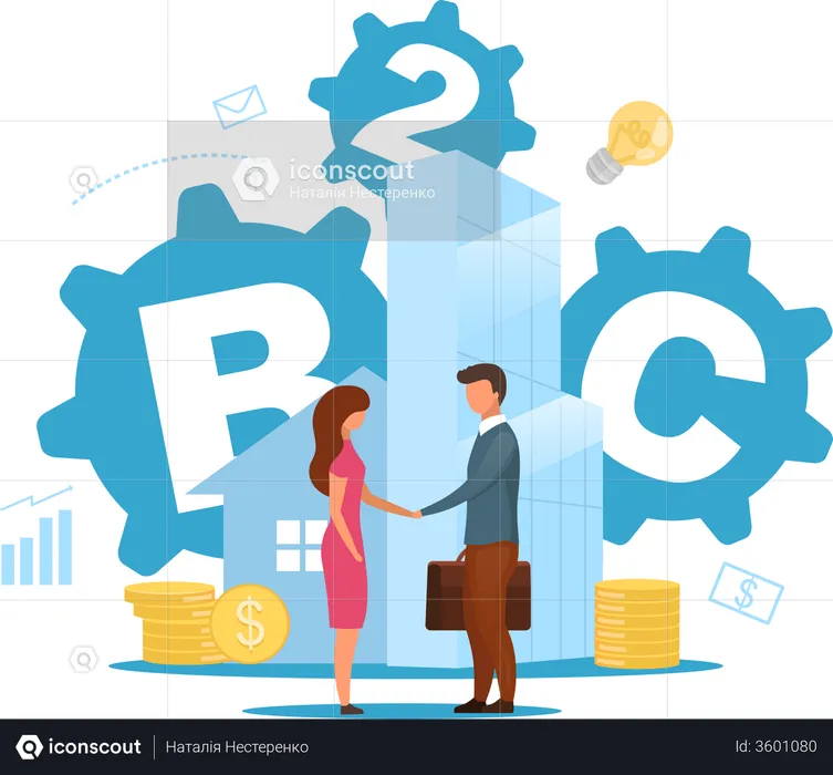 Business-to-consumer  Illustration