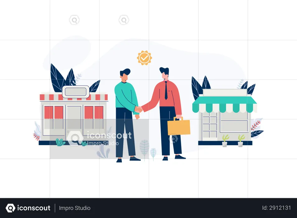 Business to business  Illustration