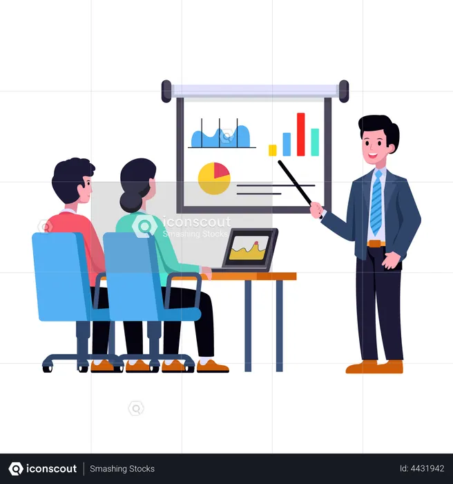 Business Training  Illustration