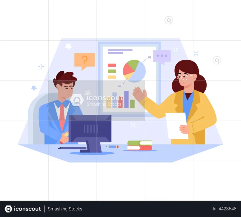 Business Training  Illustration