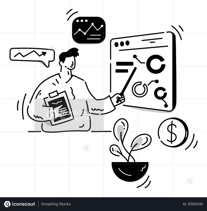 Business Training  Illustration