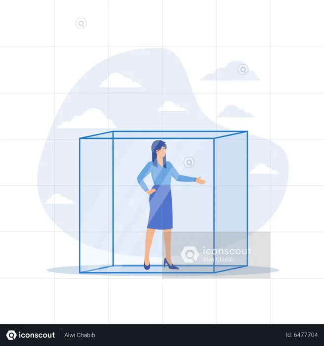 Business transparency  Illustration