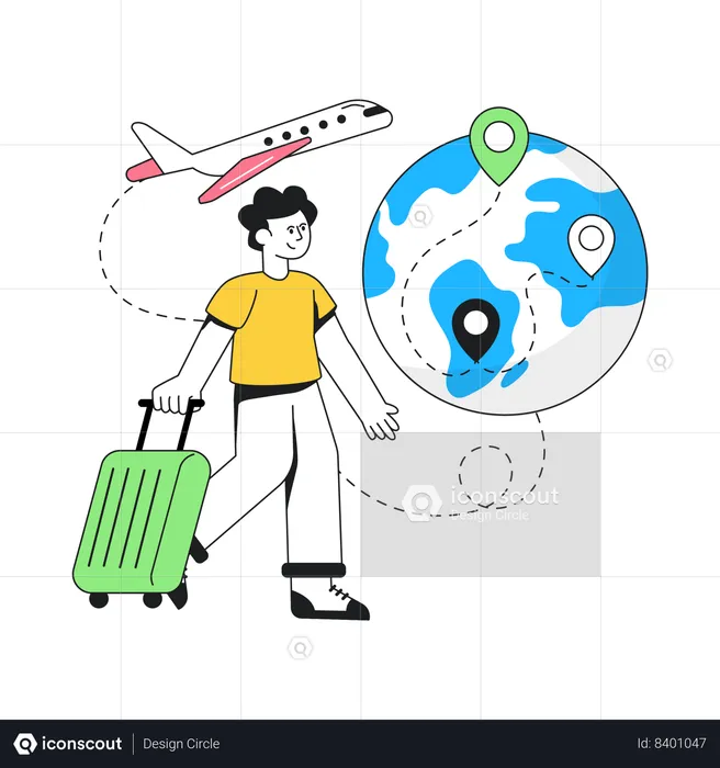 Business Travel  Illustration