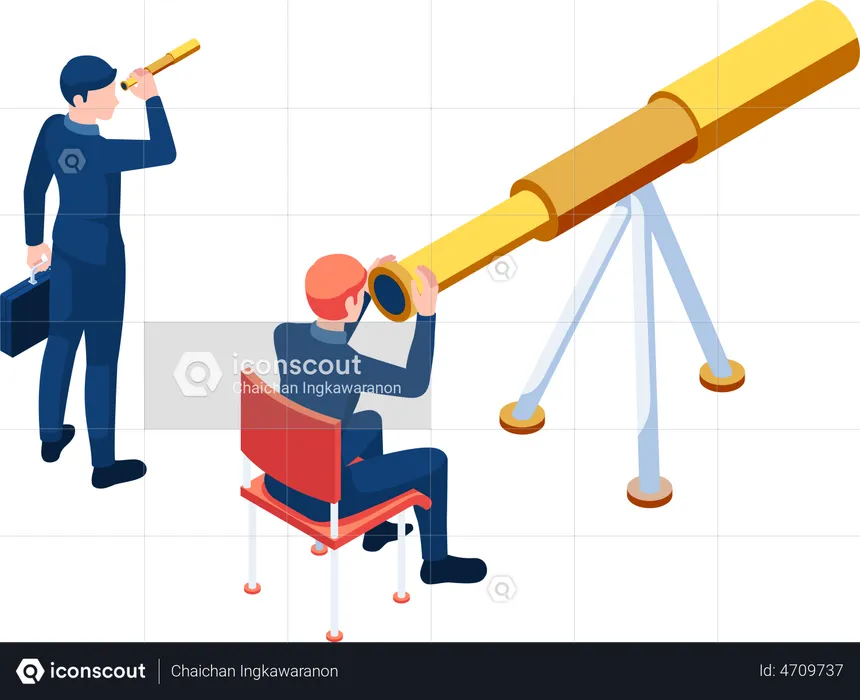 Business Vision  Illustration