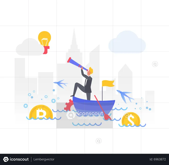 Business vision  Illustration