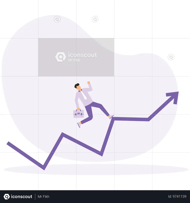 Business vision to see opportunity  Illustration