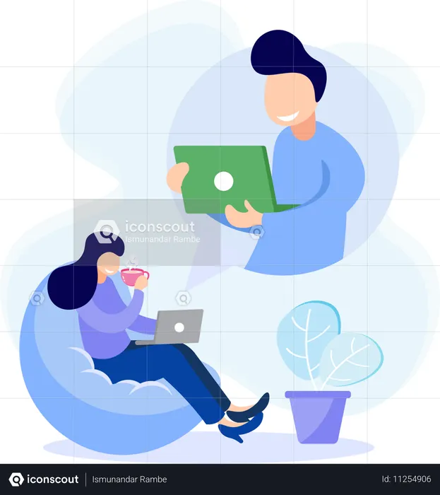 Business-Webinar  Illustration