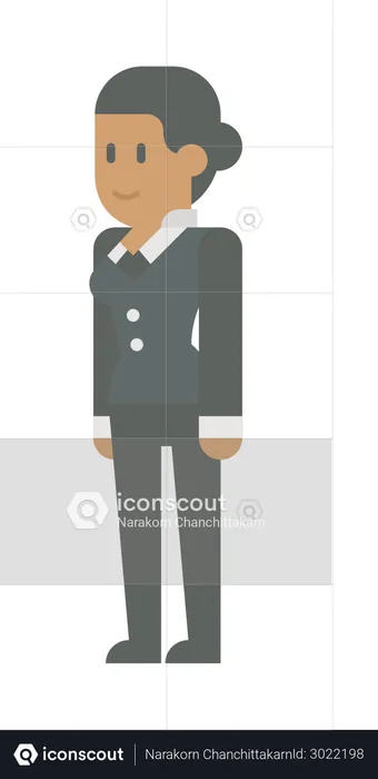 Business woman  Illustration
