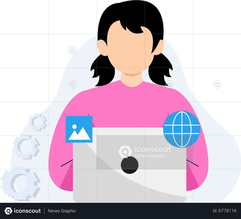 Business woman  Illustration