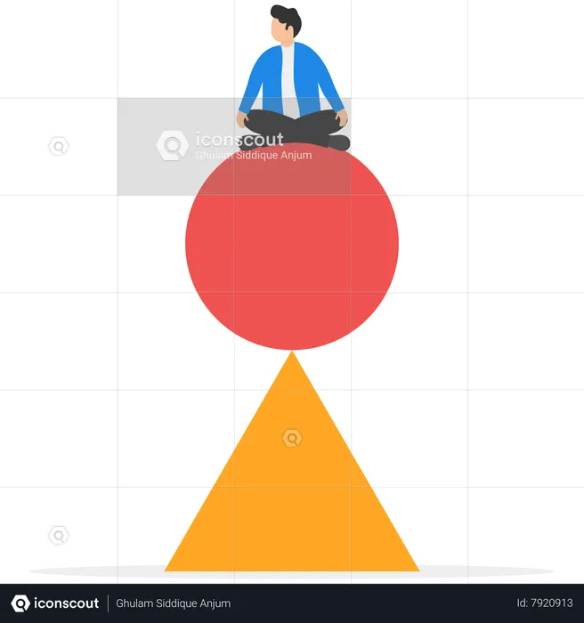 Business Work Life Balance  Illustration