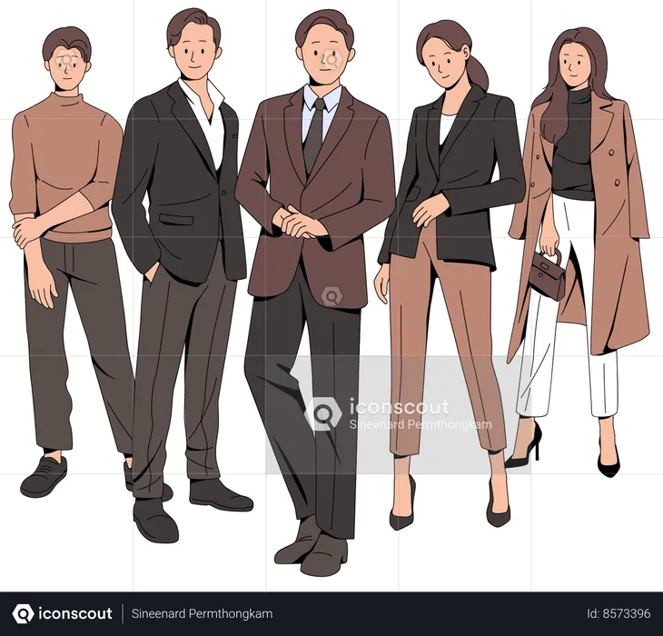 Business worker  Illustration