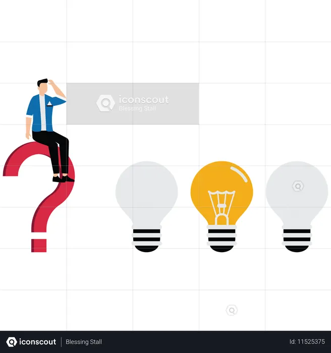 Choosing among good and bad business ideas  Illustration