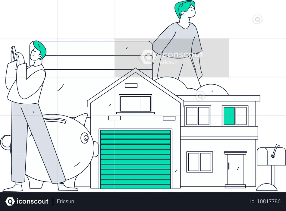 Businessman ends up using his savings behind house purchase  Illustration