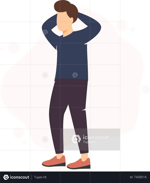 Businessman Feeling Disappointed  Illustration