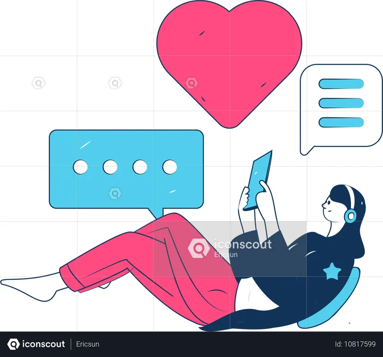 Businessman resolving user queries  Illustration