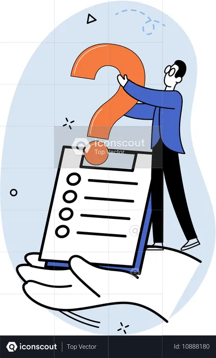 Businessman solving business problem  Illustration