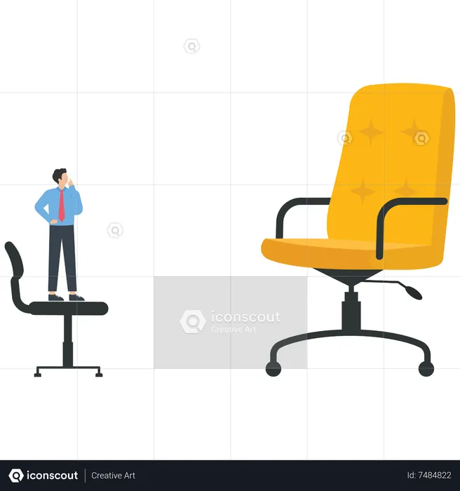 Office Chair Illustration in Illustrator, EPS, SVG, JPG, PNG