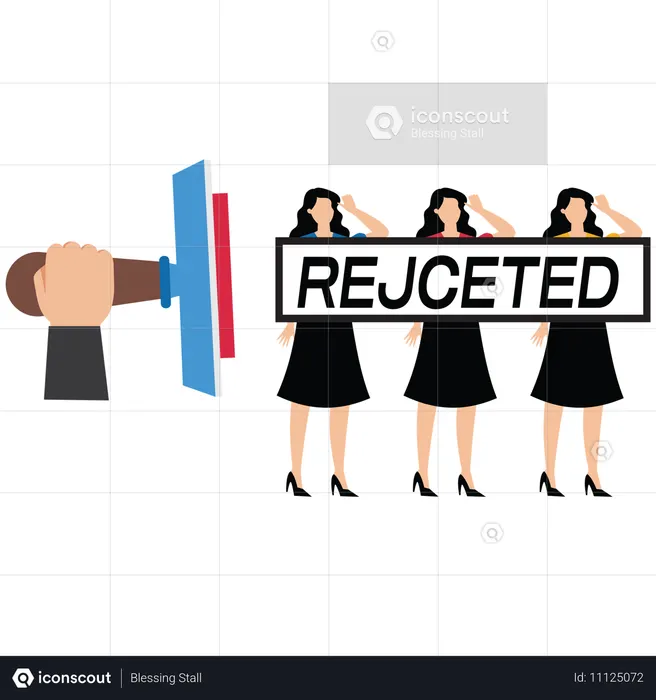 사업가 사업 해고  일러스트레이션