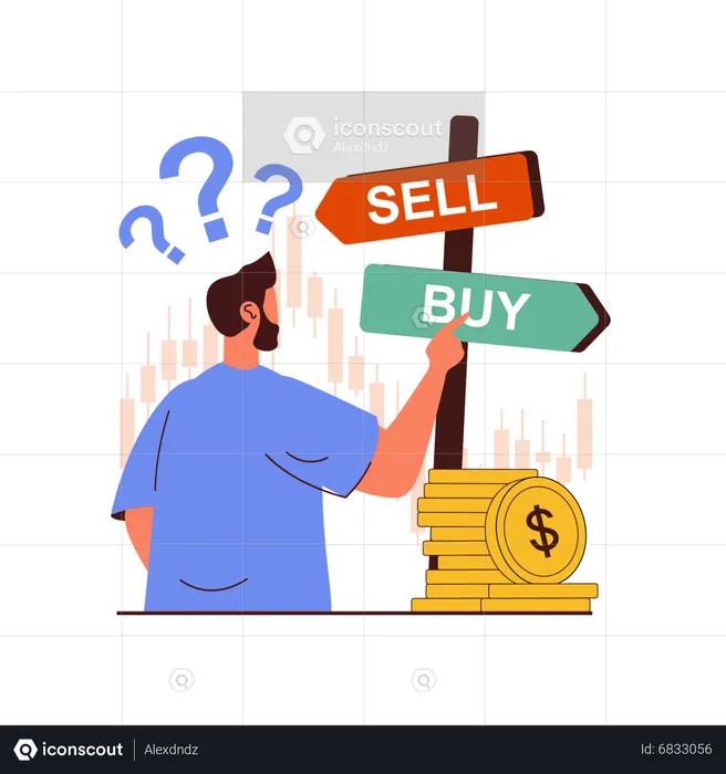 Buy and sell stock  Illustration