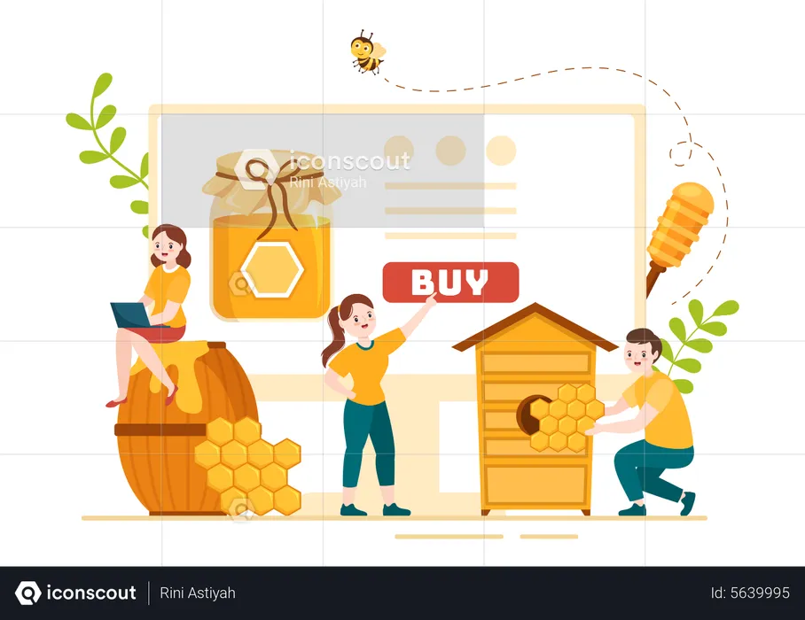 Buy Honey  Illustration