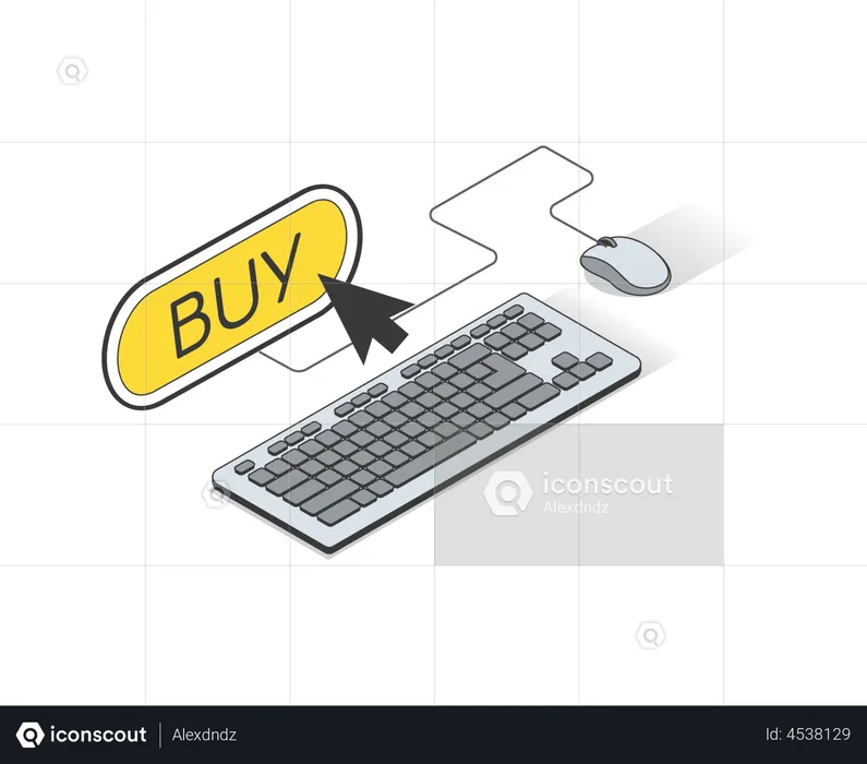 Buy now shopping  Illustration