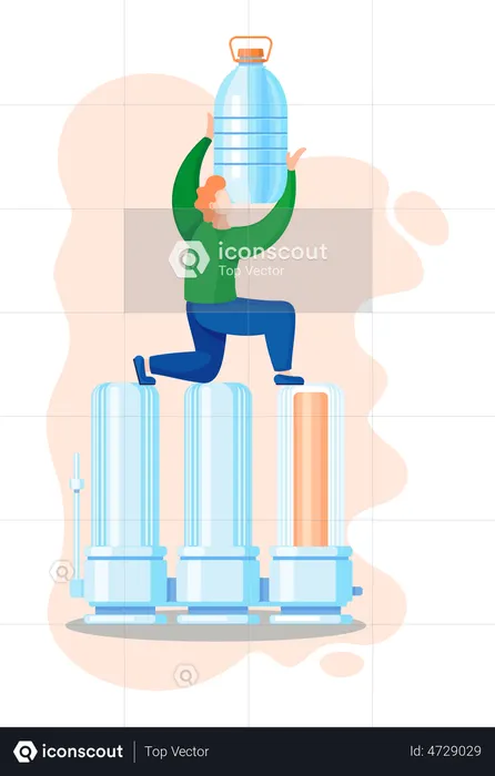 Buy water filter for house  Illustration