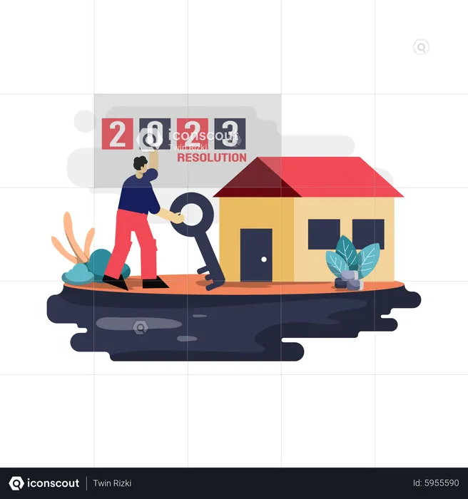 Buying a house in 2023  Illustration