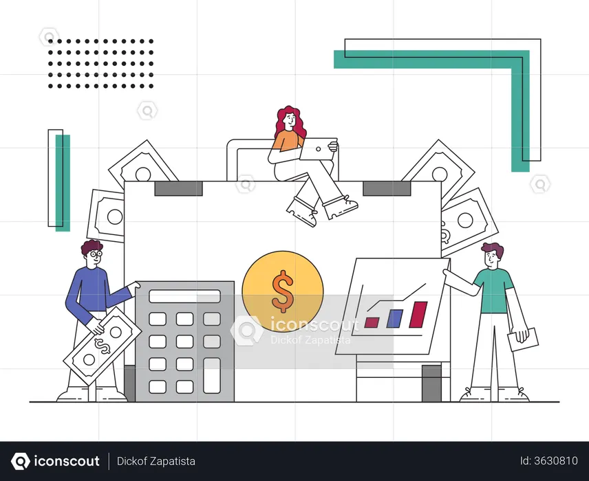 CA übernimmt Finanzmanagement  Illustration