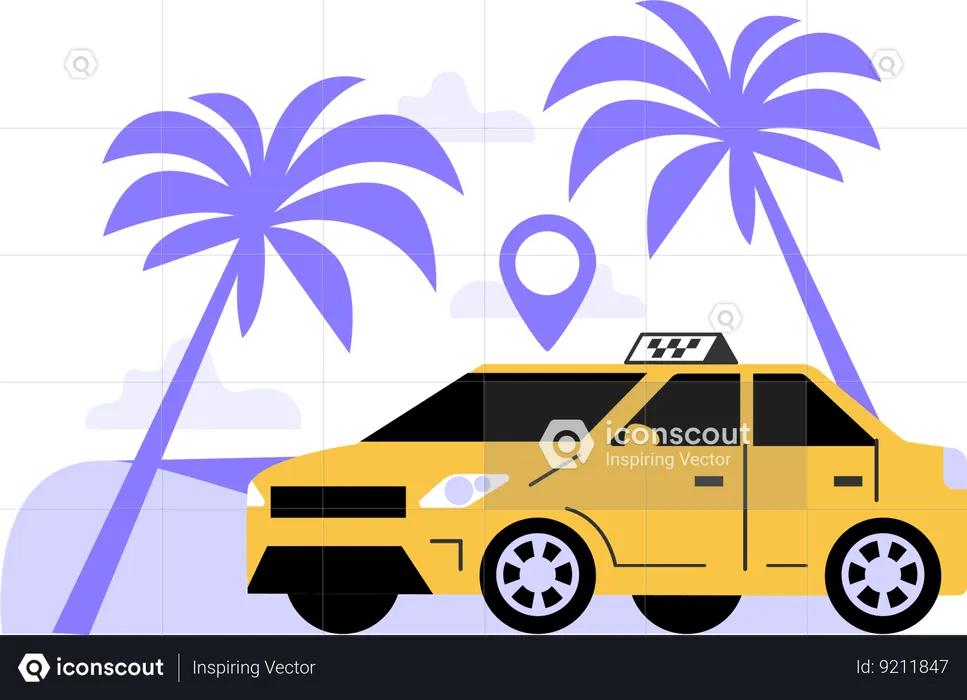 Cab Location  Illustration