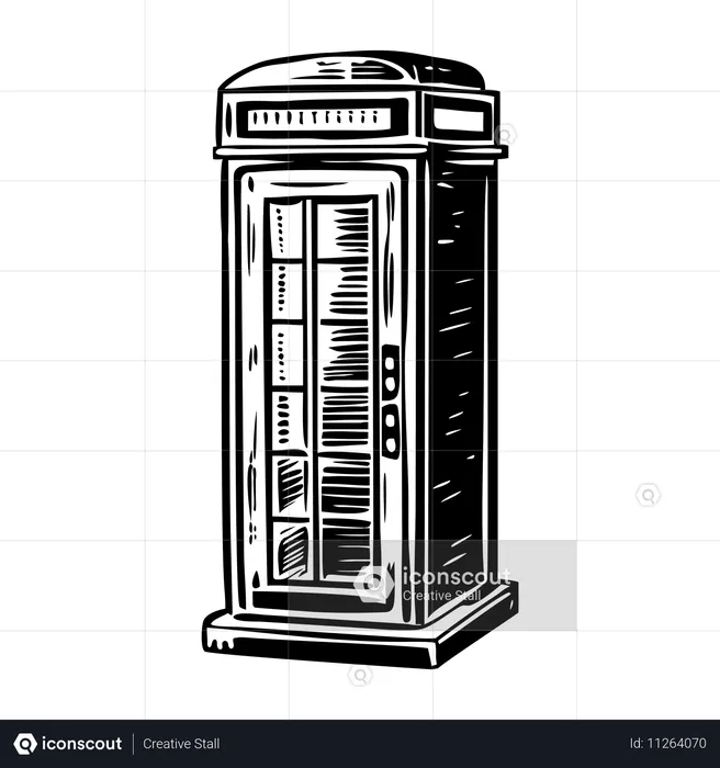 Cabine téléphonique  Illustration