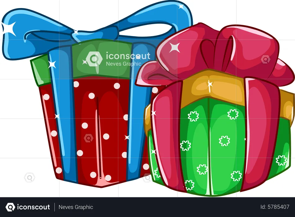 Cadeaux de noël  Illustration