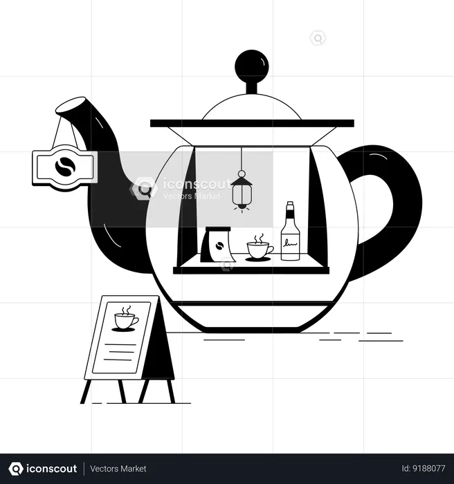 Cafe  Illustration