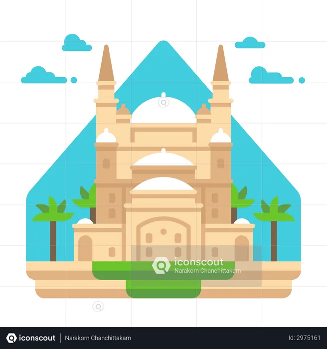 Cairo Ali Mosque  Illustration