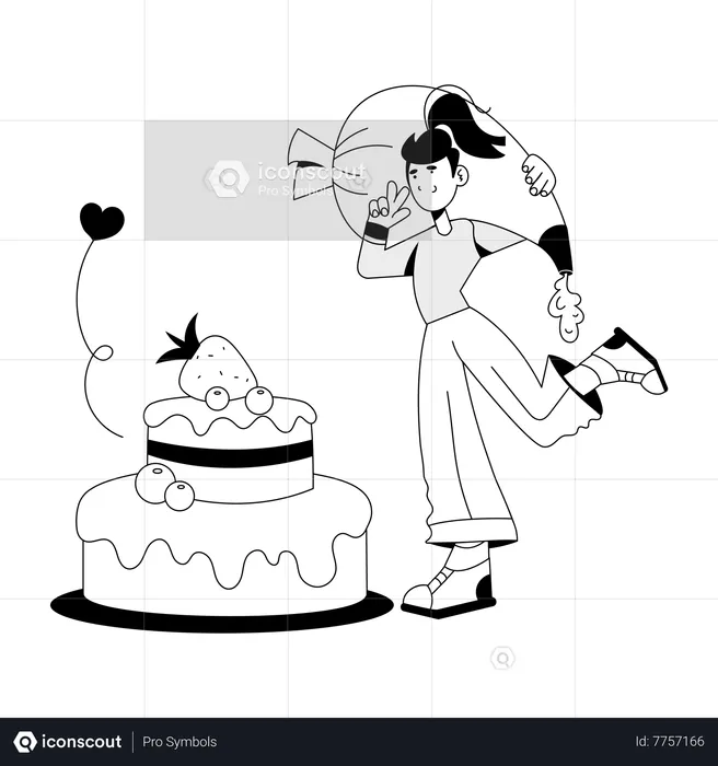 Cake Decoration  Illustration