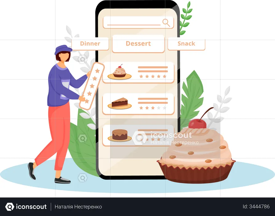 Cakes taste and quality feedback  Illustration