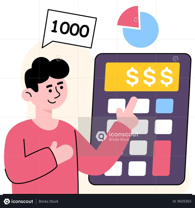 Calculating Budget  Illustration