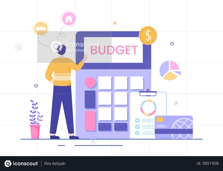 Calculation of budget  Illustration