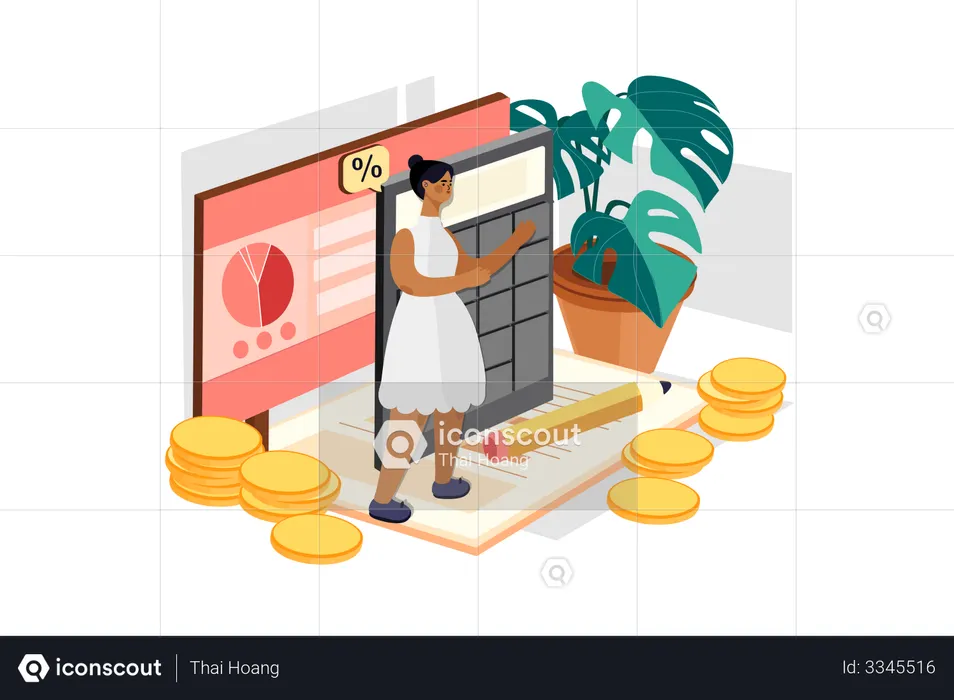 Calculation of finance  Illustration