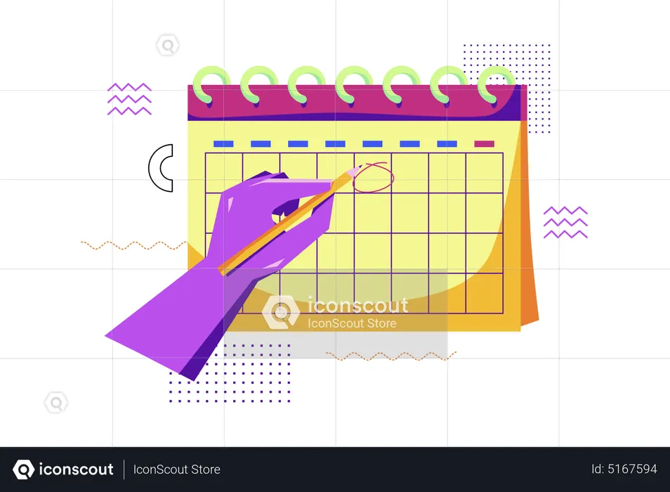 Calendar Management  Illustration