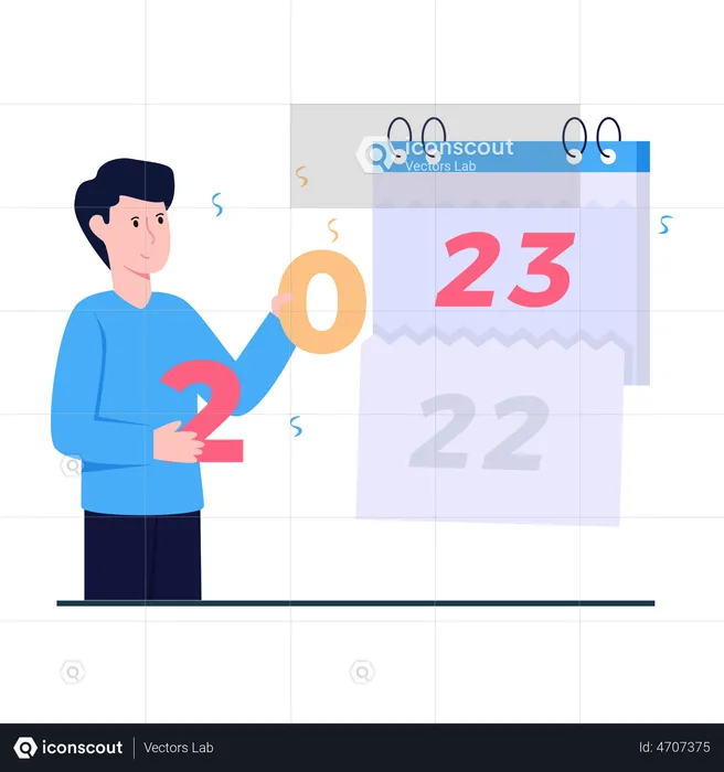 Calendar Replacement  Illustration