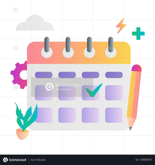 Calendrier  Illustration