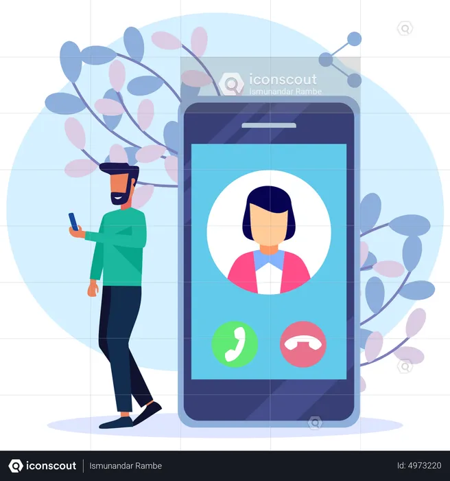 Call Center  Illustration