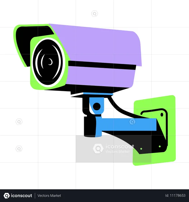 Câmera CFTV  Ilustração