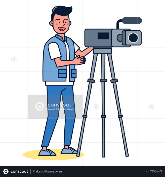 Cameraman  Illustration