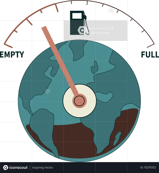 Campaña de combustibles fósiles  Ilustración