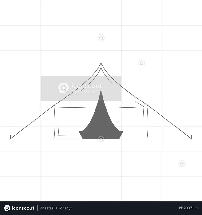 Camping tent  Illustration