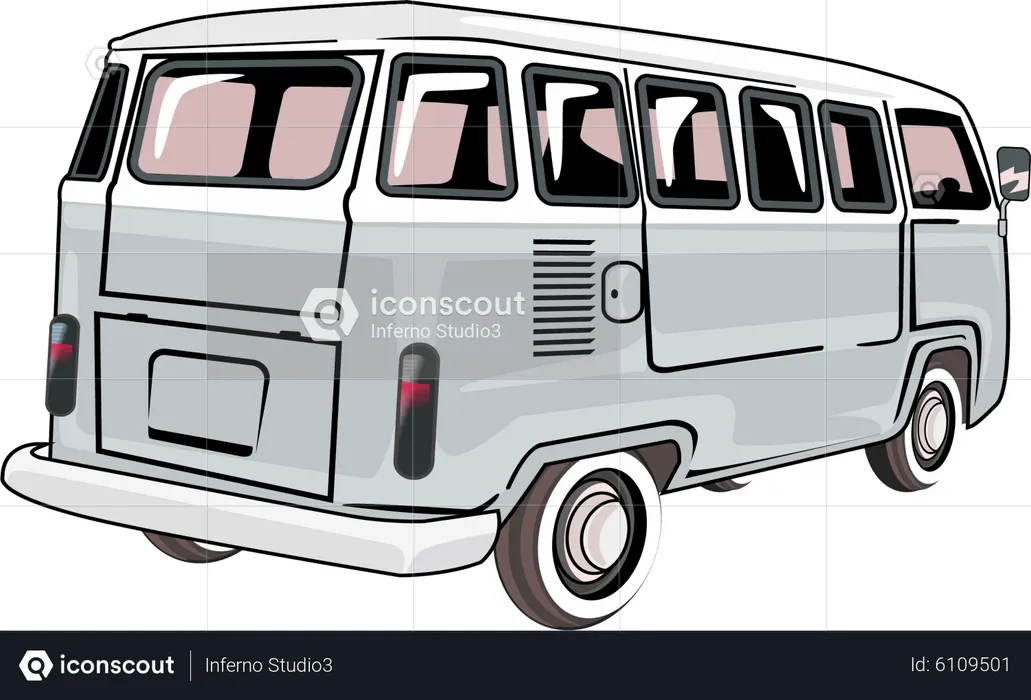 Camping van  Illustration