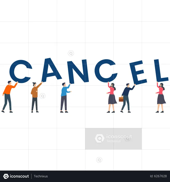 Cancel  Illustration