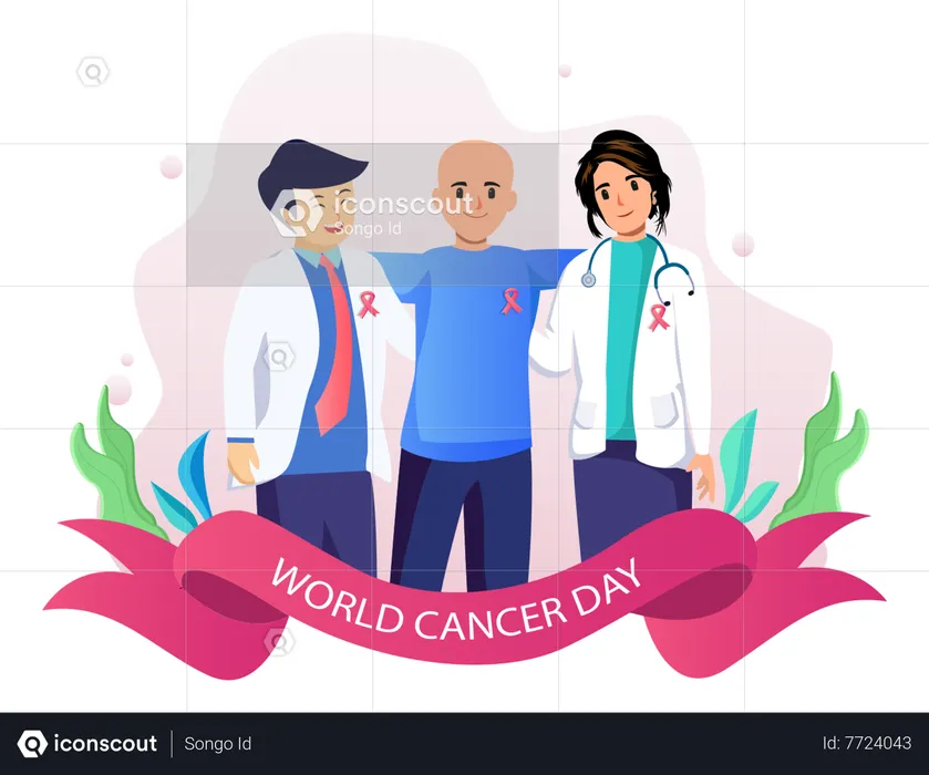 Cancer Awareness Month  Illustration