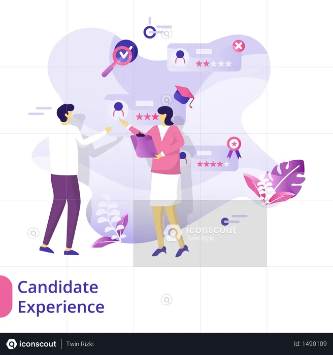 Candidate Experience  Illustration